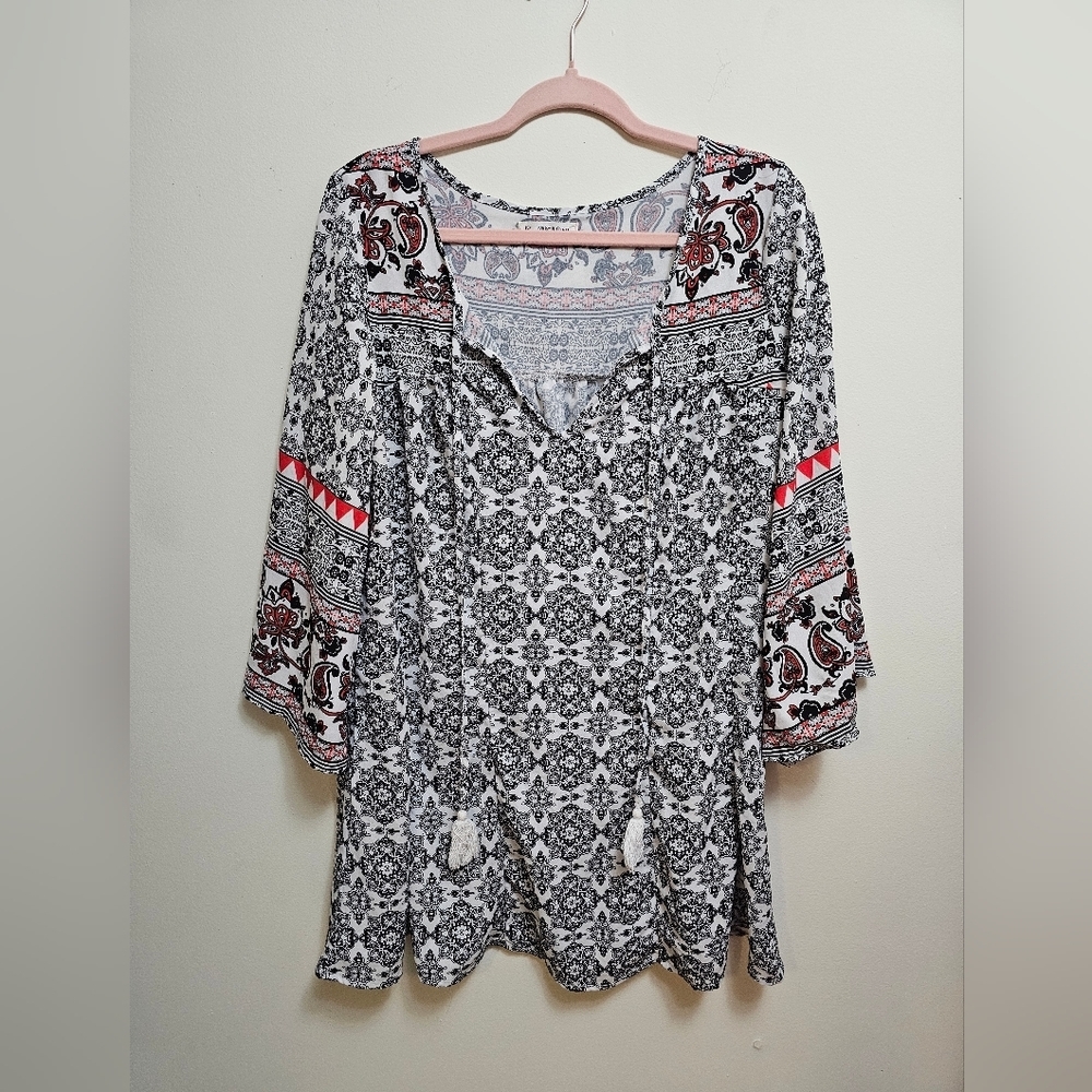 Mika & Gala‎ size 12 blouse/tunic/swim cover up